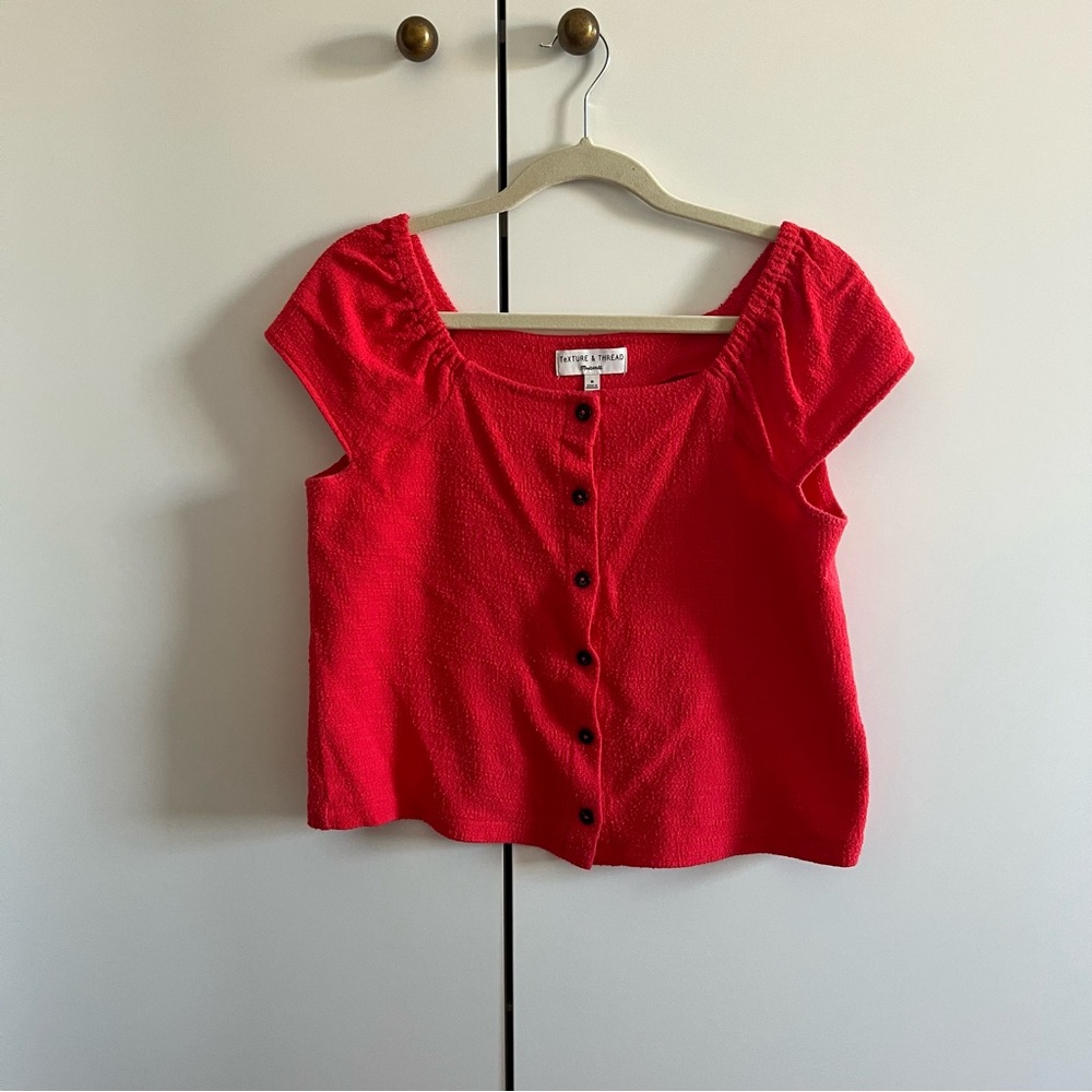Madewell Texture and Thread Top - M